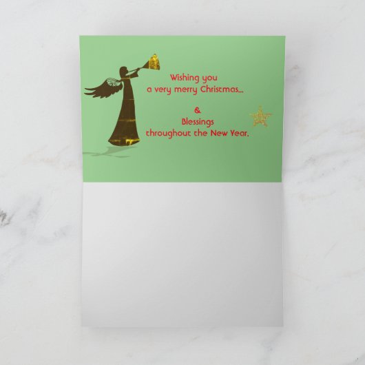 Denk aan uw Feestdagen - Angel (Binnen)