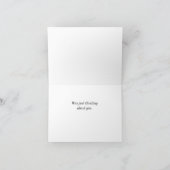 Denk aan uw kaart - zwarte en witte rozen (Binnen)