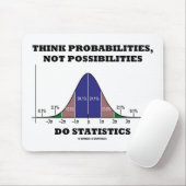 Denk aan waarschijnlijkheden, geen mogelijke stati muismat (Met muis)