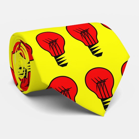 Denk aan windenergie stropdas (Opgerold)