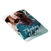 Denk aan You Bulldog Photo Sympathie Magnet Magneet (Rechterzijde)