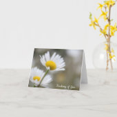 Denk aan You Notecard Kaart (Gele Bloem)