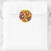 Denk aan You_ Ronde Sticker (Tas)