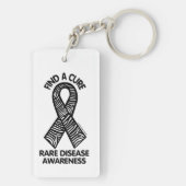 Denk aan Zebras Sleutelhanger (achterkant)