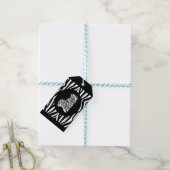 Denk aan Zebras... zeldzame ziekte Cadeaulabel (Met Touw)