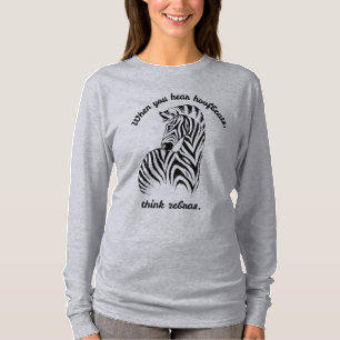 Denk aan Zebras... zeldzame ziekte T-shirt