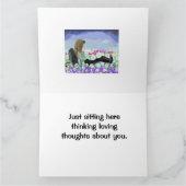 Denk alleen maar aan je Daisy Field Kaart (Binnen)