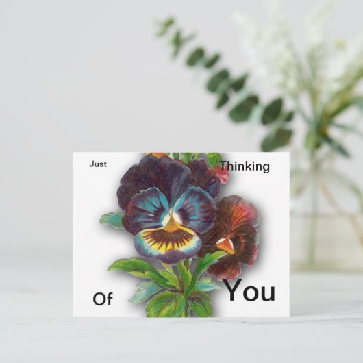 Denk alleen maar aan jou briefkaart (Staand voorkant)