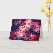 Denk alleen maar aan positieve gedachten kaart (Gele Bloem)