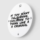 Denk als een crimineel grote klok (Hoek)