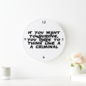 Denk als een crimineel grote klok (Huis)