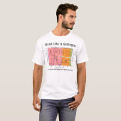 Denk als een geoloog t-shirt (Voorkant volledig)