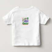 Denk als een koningin. kinder shirts (Achterkant)