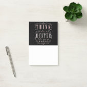 Denk als een miljonair, werk als gek alsof je blut post-it® notes (Kantoor)