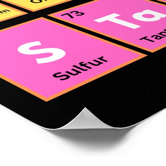 Denk als een porton en blijf positief poster (Hoek)