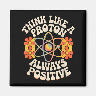 Denk als een proton altijd positieve grappige spre magneet