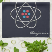 Denk als een Proton Chemistry leraar en nerd Theedoek (Gevouwen)