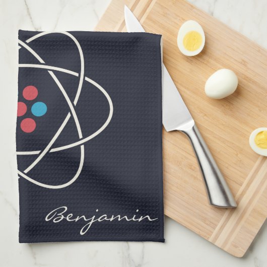 Denk als een Proton Chemistry leraar en nerd Theedoek (Quarter Fold)