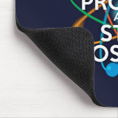 Denk als een proton en blijf positief muismat (Hoek)