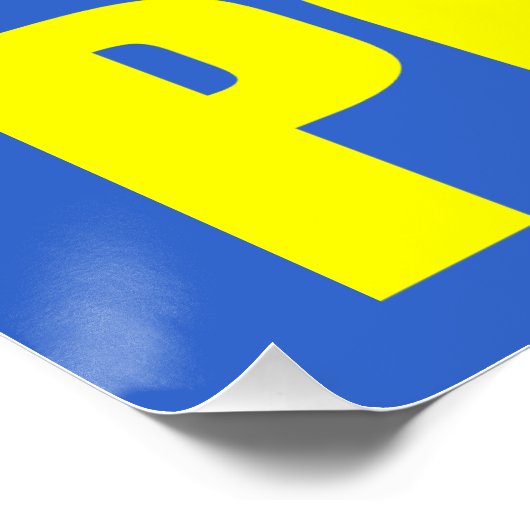 DENK ALS EEN PROTON EN BLIJF POSITIEF POSTER (Hoek)