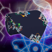 DENK ALS EEN PROTON EN BLIJF POSITIEVE Fun Science Stropdas