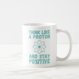 Denk als een proton koffiemok