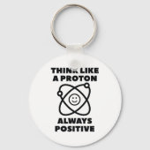 Denk als een proton sleutelhanger (Voorkant)