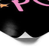 Denk als Proton Blijf positief Wetenschap Geïnspir Perfect Poster (Hoek)