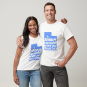 Denk altijd aan t-shirt (Unisex)