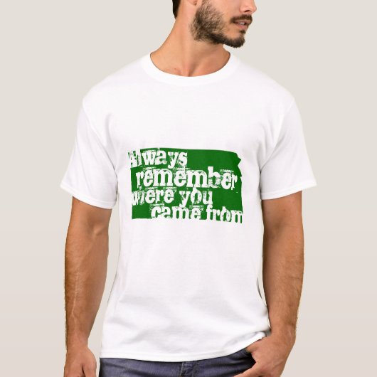 Denk altijd aan t-shirt (Voorkant)
