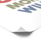 Denk altijd dat je dapperder bent perfect poster (Hoek)