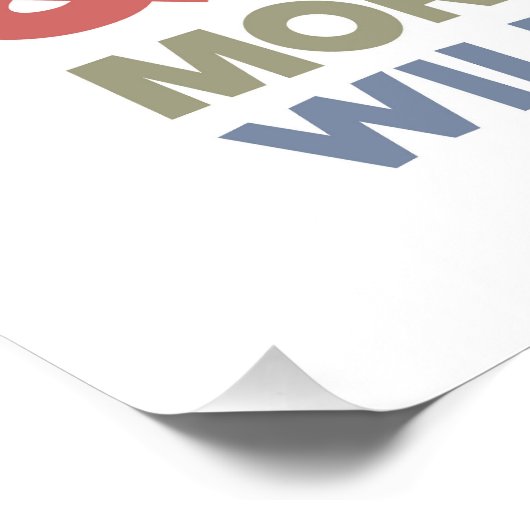 Denk altijd dat je dapperder bent perfect poster (Hoek)