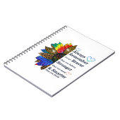 Denk altijd dat je moedig bent dan je gelooft notitieboek (Linkerzijde)