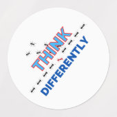 Denk anders 6.w labels (Design 2)