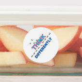 Denk anders 6.w labels (Aangebracht)