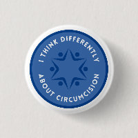 Denk anders Button - klein