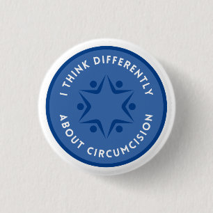 Denk anders Button - klein