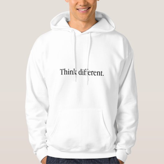 Denk anders. hoodie (Voorkant)