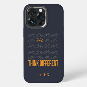 Denk Anders Ligger Fietsers Aangepaste Fiets iPhone 13 Pro Hoesje