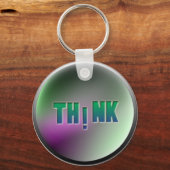 Denk anders sleutelhanger (Voorkant)