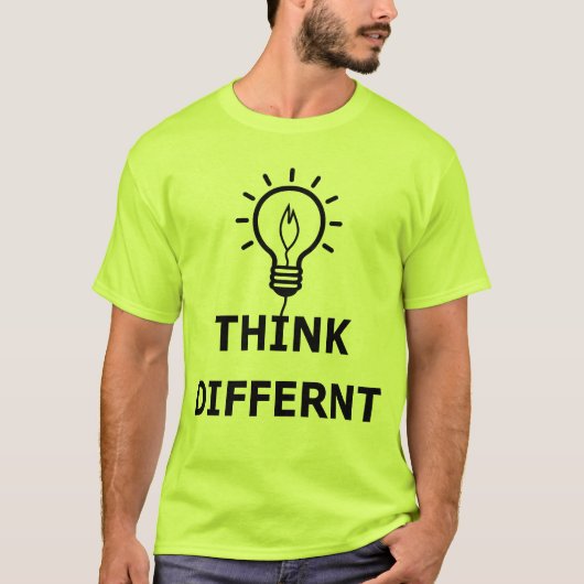 Denk Anders T-shirt (Voorkant)