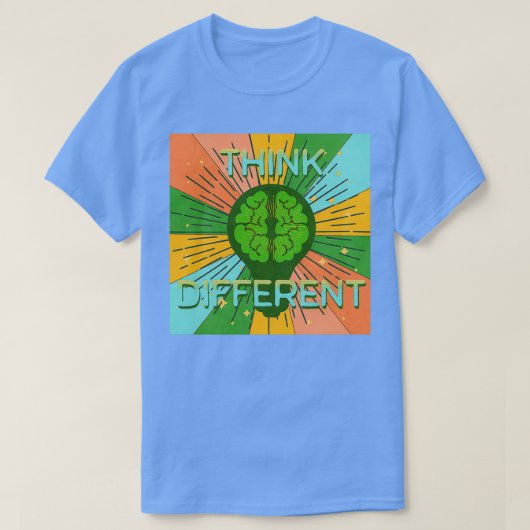 Denk anders t-shirt (Design voorkant)