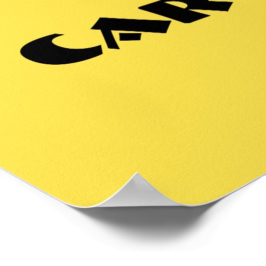 Denk Auto Funky A3 Poster (Hoek)