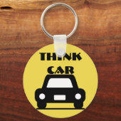 Denk Auto Funky Sleutelhanger (Voorkant)