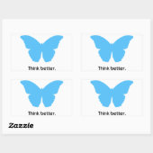Denk beter na met MorphOS Rechthoekige Sticker (Vel)