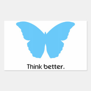 Denk beter na met MorphOS Rechthoekige Sticker