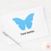 Denk beter na met MorphOS Rechthoekige Sticker (Envelop)