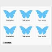 Denk beter na met MorphOS Vierkante Sticker (Vel)