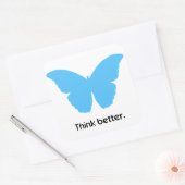 Denk beter na met MorphOS Vierkante Sticker (Envelop)