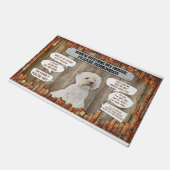 Denk bij een bezoek aan mijn huis aan White Terri Deurmat (Schuin)